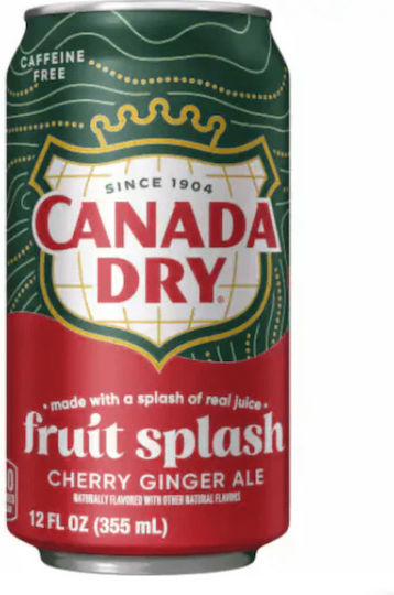 Canada Dry Fruit Splash Cherry Ginger Ale USA 355ml