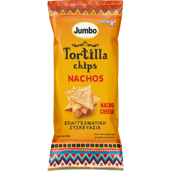 Jumbo Tortilla Chips Nacho Cheese Party Size 350gr