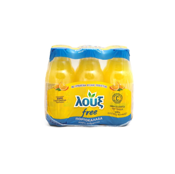 ΛΟΥΞ Free Μπλέ Πορτοκαλάδα 330ml 6pack
